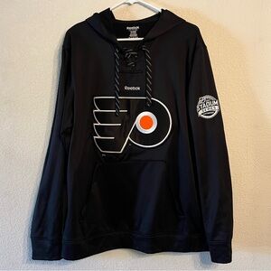 2017 Stadium Series Philadelphia Flyers Reebok hoodie size L